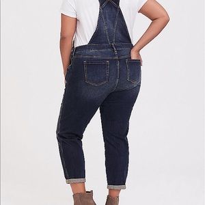 torrid denim overalls